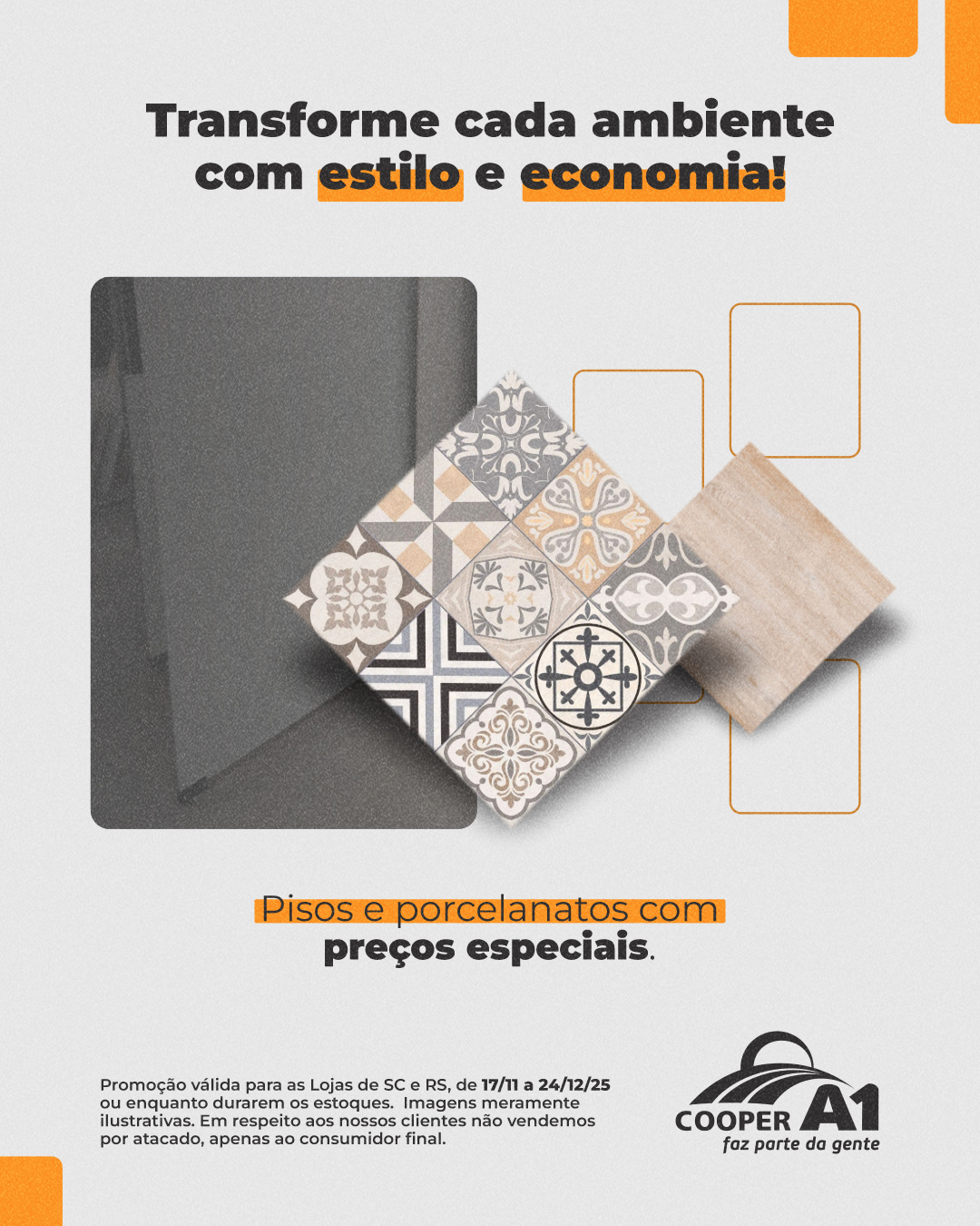 Transforme cada ambiente com estilo e economia!
