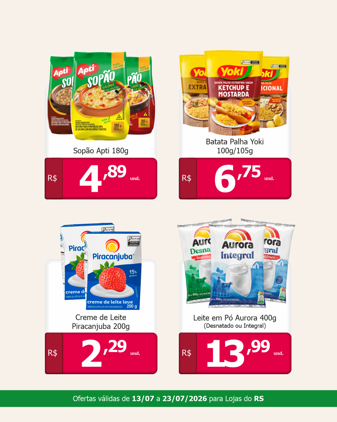 Dezena de Ofertas RS