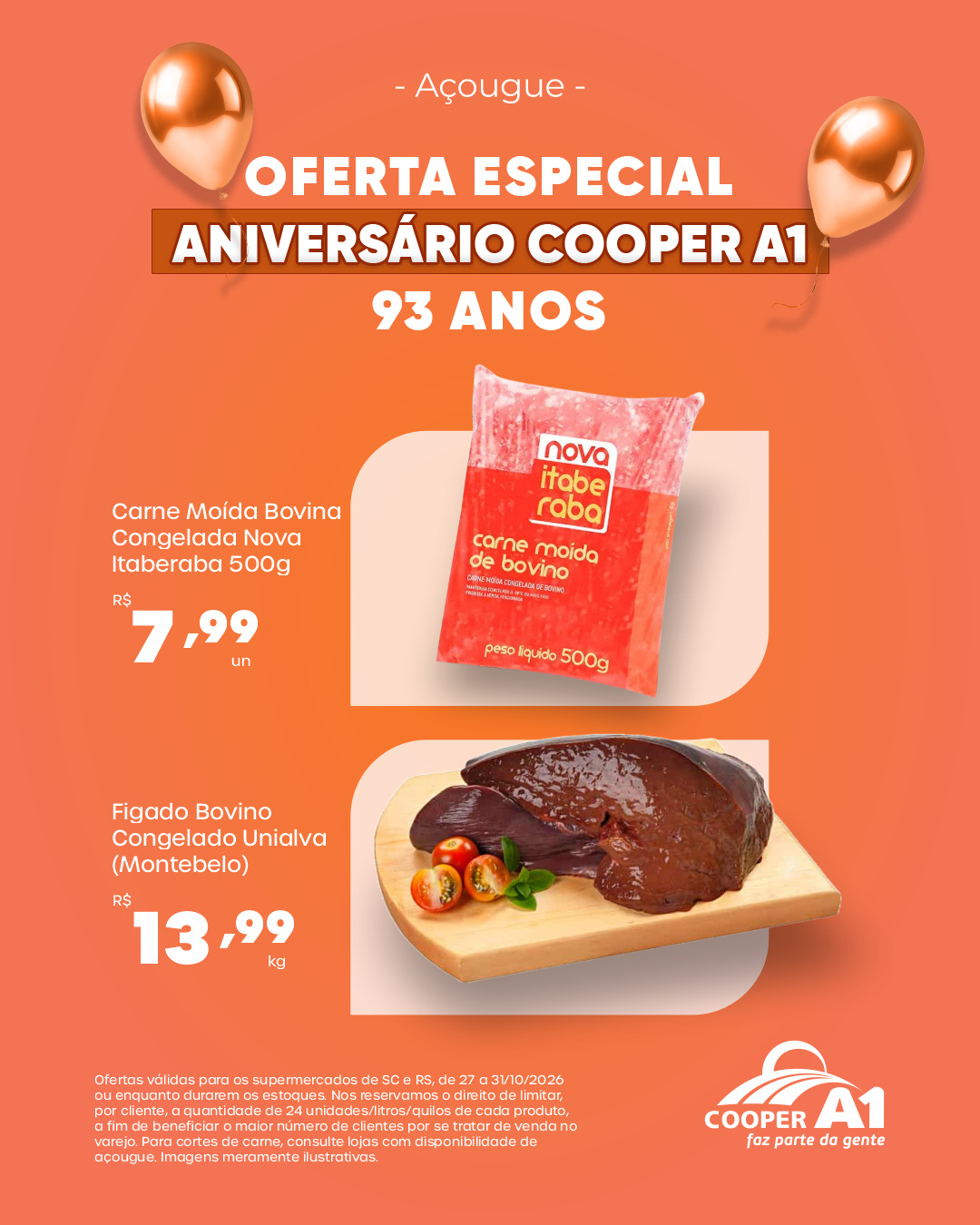93 anos - Oferta Especial A&ccedil;ougue