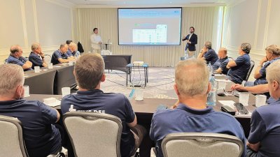 Apresentação de oportunidades de negócios com Portugal. (Foto: Assessoria Kactus.)