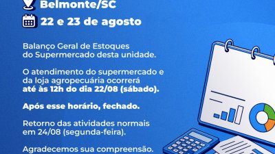 Belmonte/SC dias 22 e 23/08
