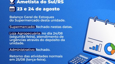 Ametista do Sul/RS dias 23 e 24/08