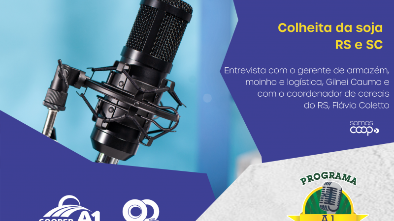 INFORMATIVO A1 06.04.24: Colheita da soja RS e SC