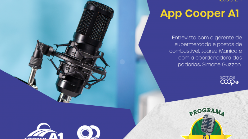 INFORMATIVO A1 10.08.24: App Cooper A1