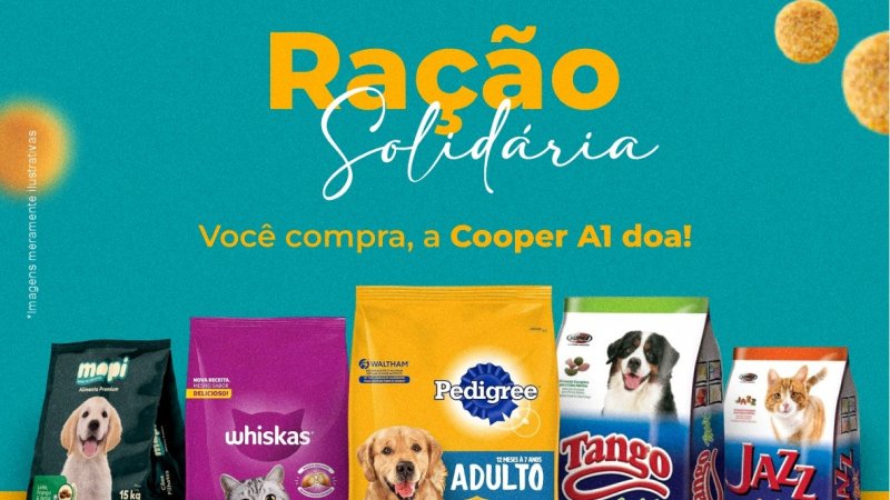 RAÇÃO SOLIDÁRIA: Vá até a unidade mais próxima e participe 