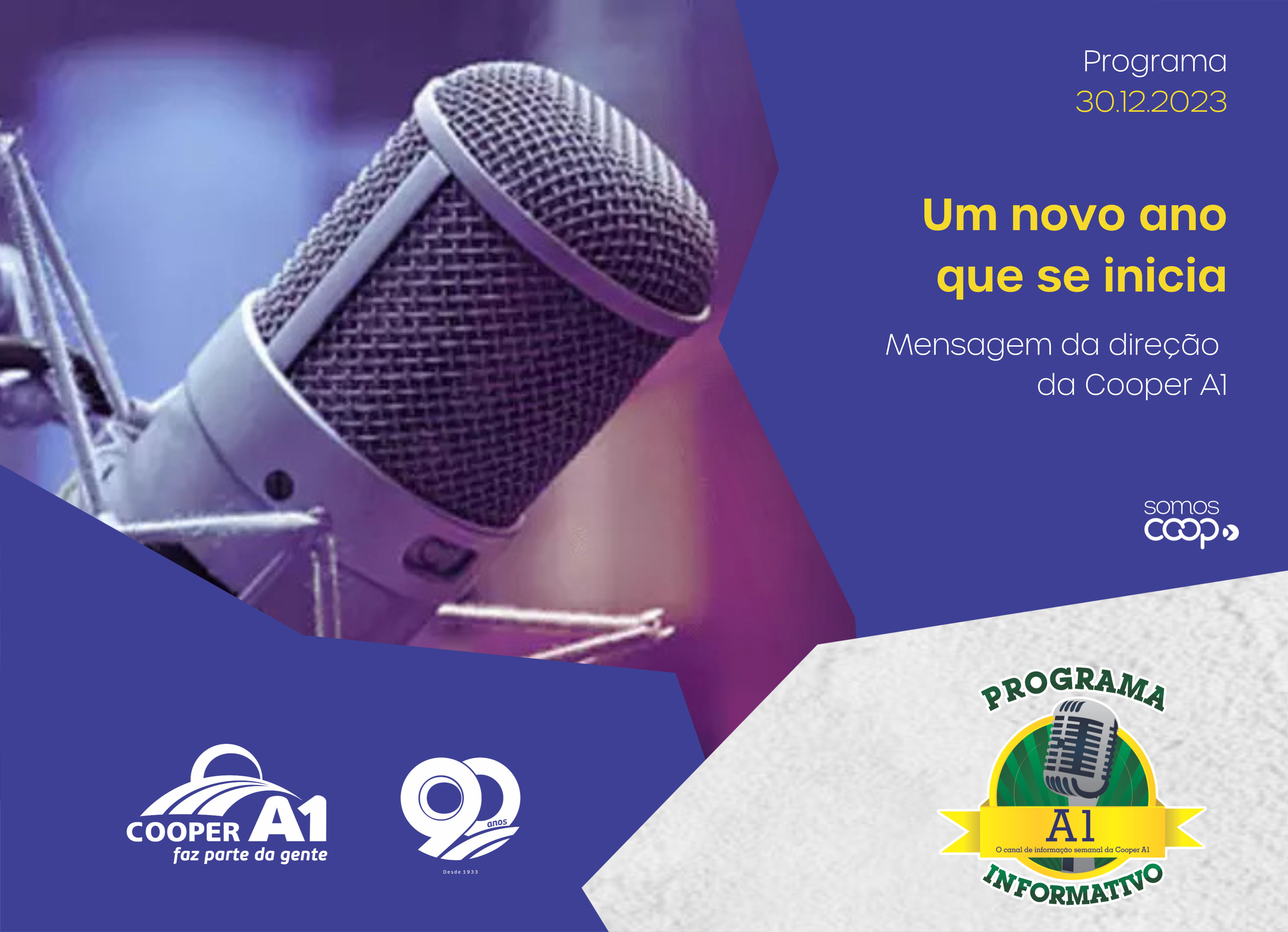 INFORMATIVO A1 30.12.23: Um novo ano que se inicia 