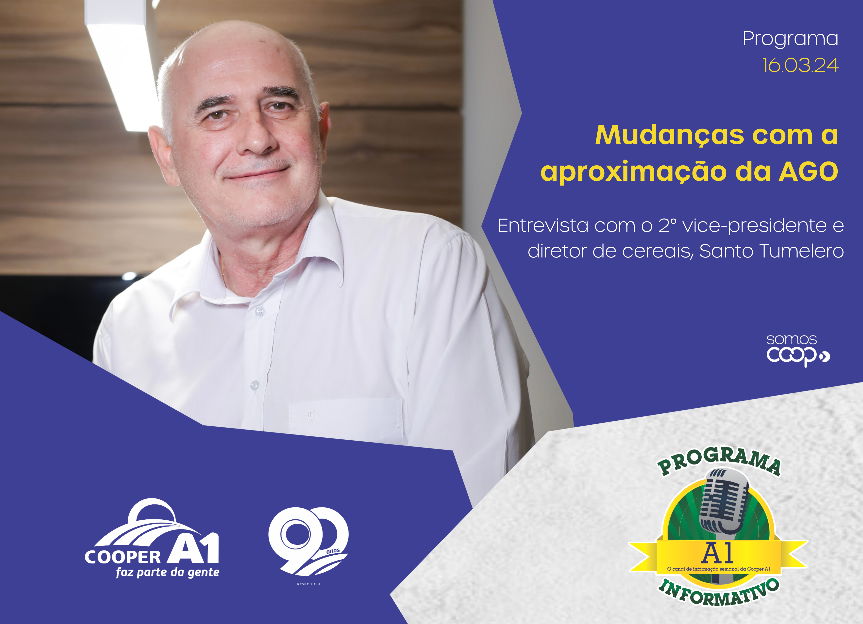 INFORMATIVO A1 16.03.24: Mudanças com a aproximação da AGO