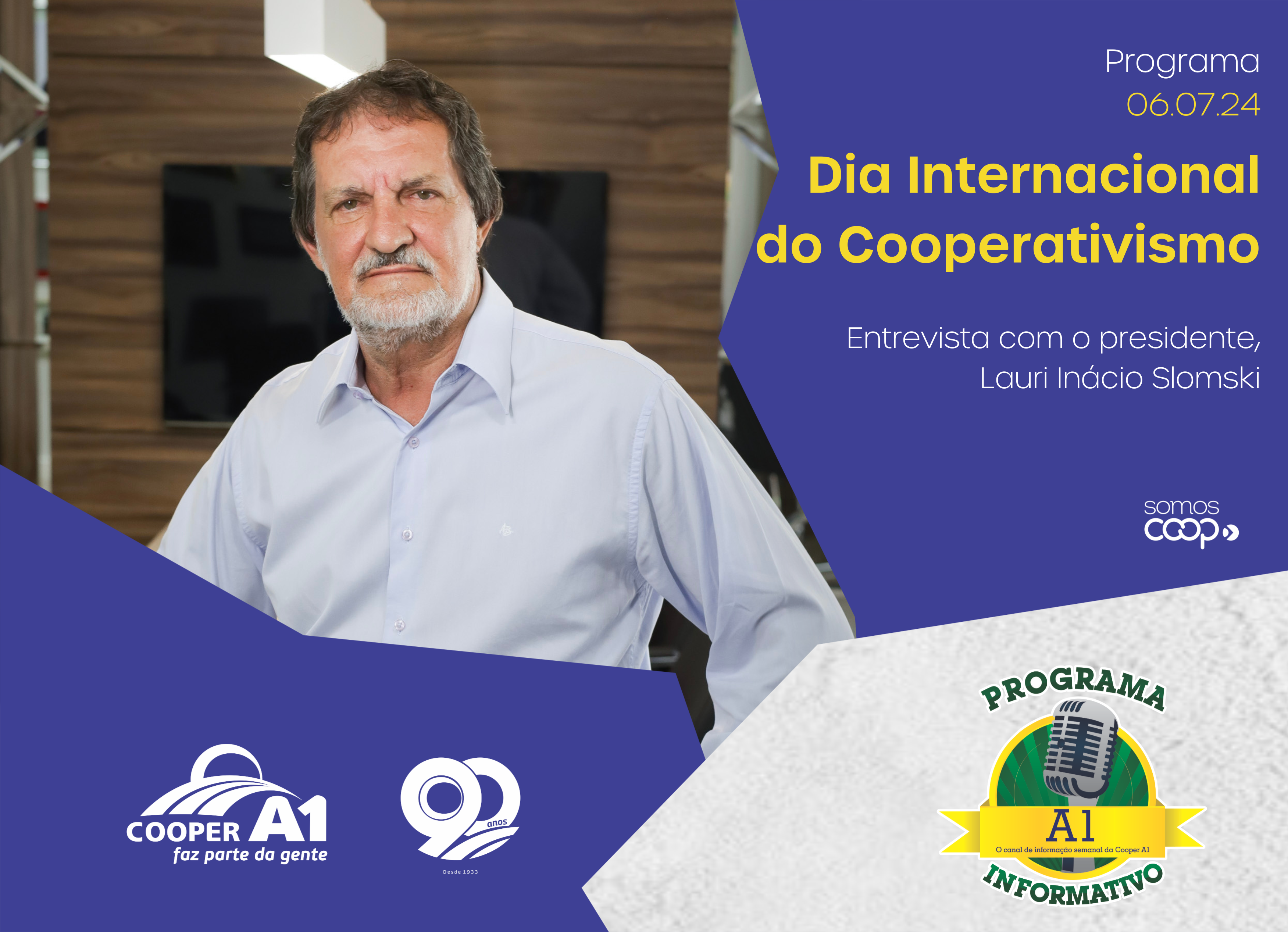 INFORMATIVO A1 06.07.24: Dia Internacional do Cooperativismo
