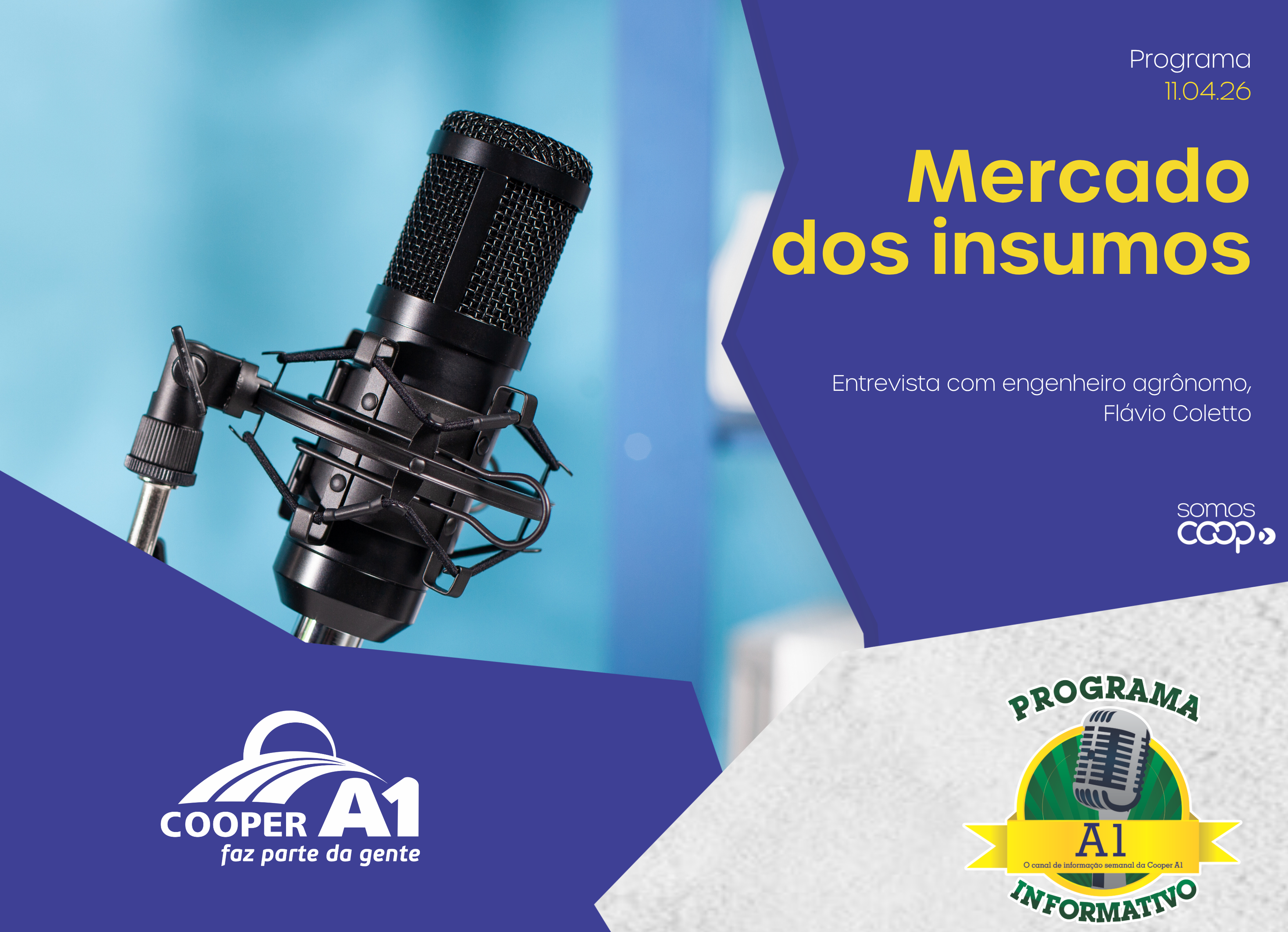 INFORMATIVO A1 11.04.26: Mercado dos insumos 