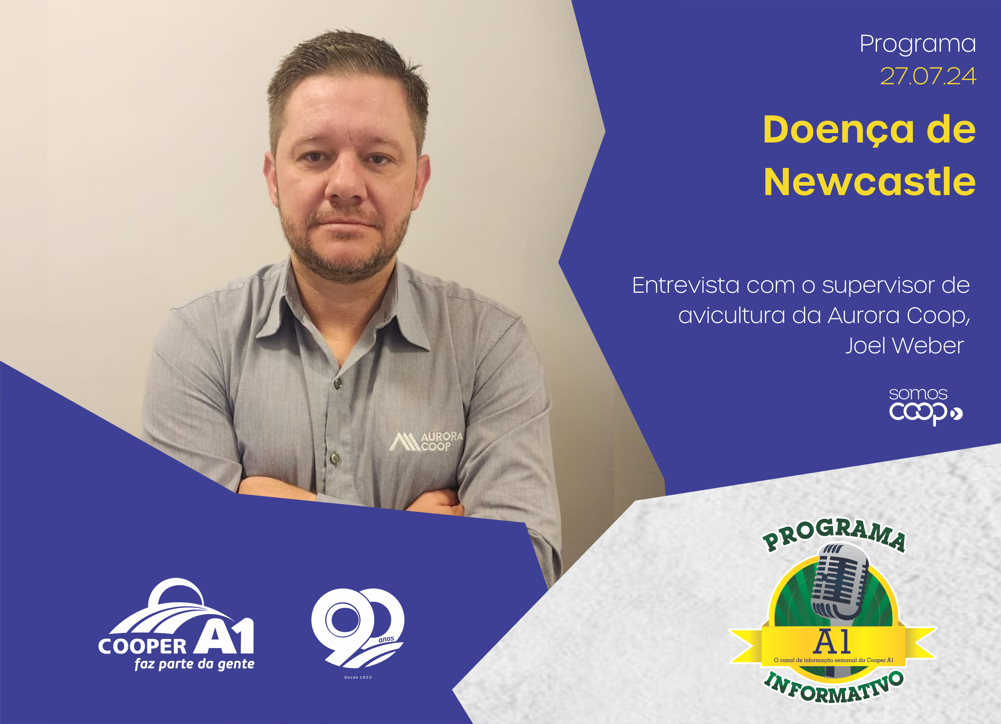 INFORMATIVO A1 27.07.24: Casos da doença de Newcastle