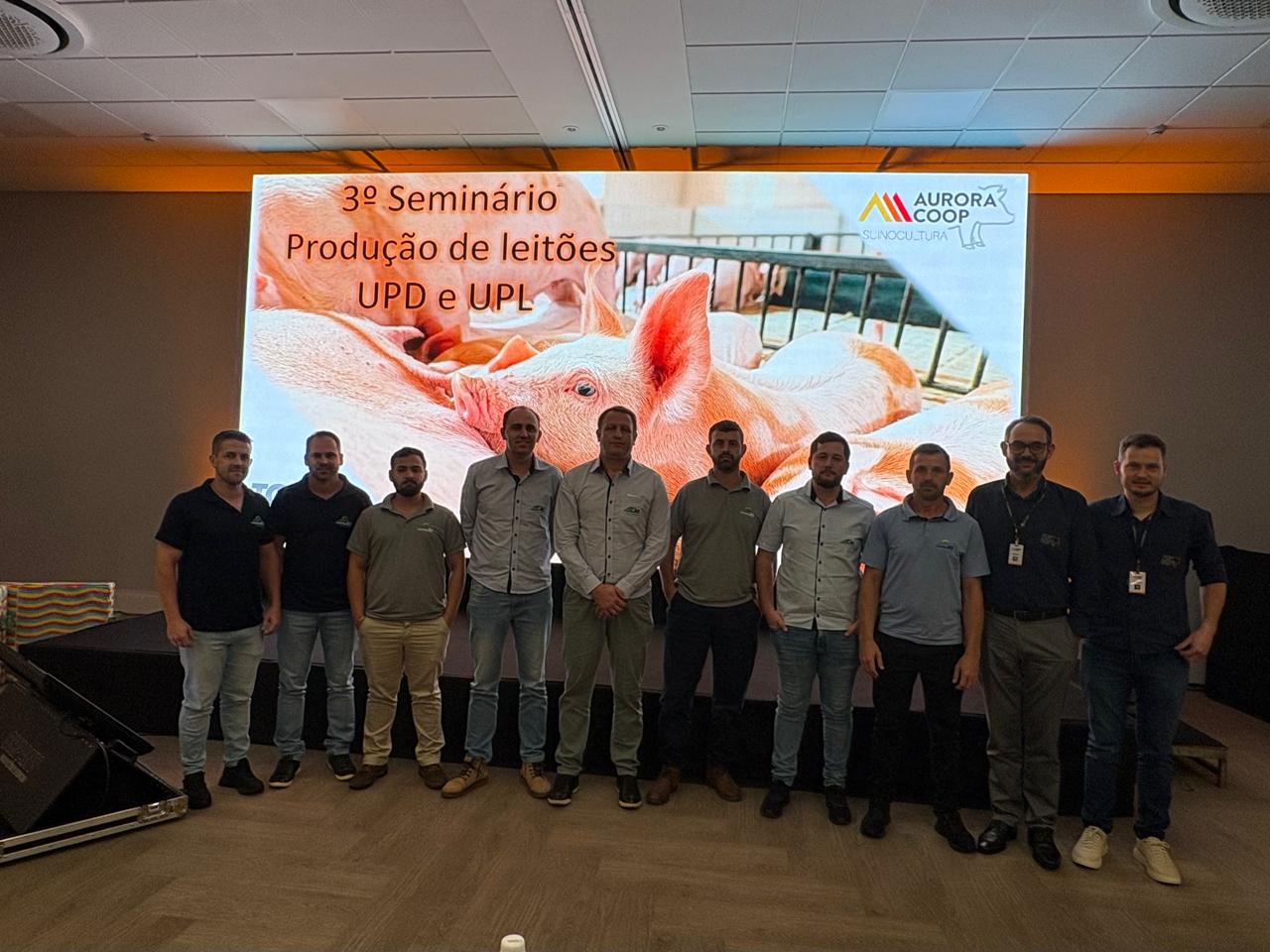 Cooper A1 reforça protagonismo técnico no 3º Seminário de Qualidade de Leitão da Aurora Coop